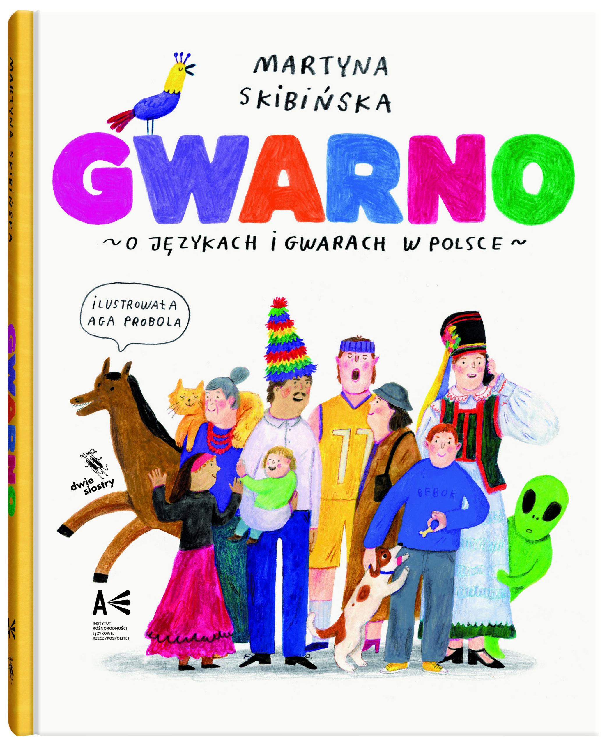 Kolorowy napis Gwarno